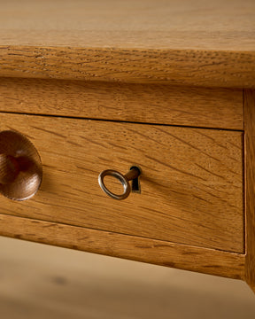 Oak Drop-Leaf Desk