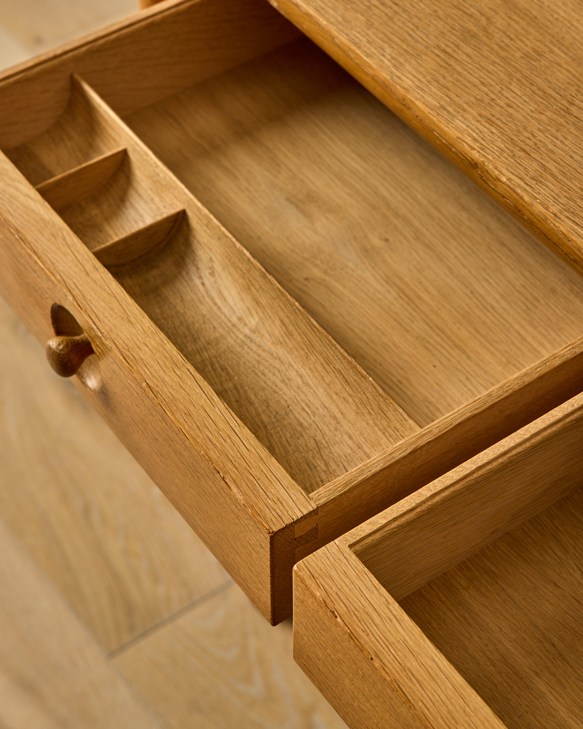 Oak Drop-Leaf Desk