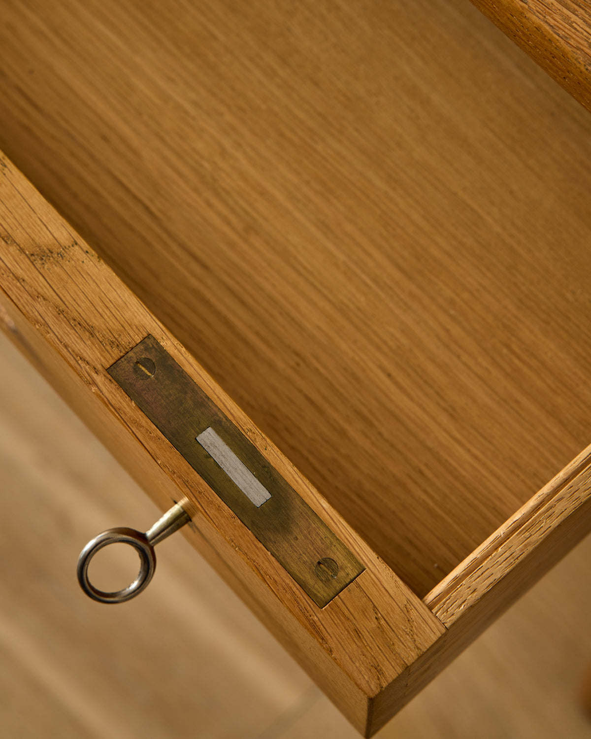 Oak Drop-Leaf Desk