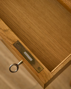 Oak Drop-Leaf Desk
