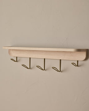 Bennett Wall Rack - Clear Maple