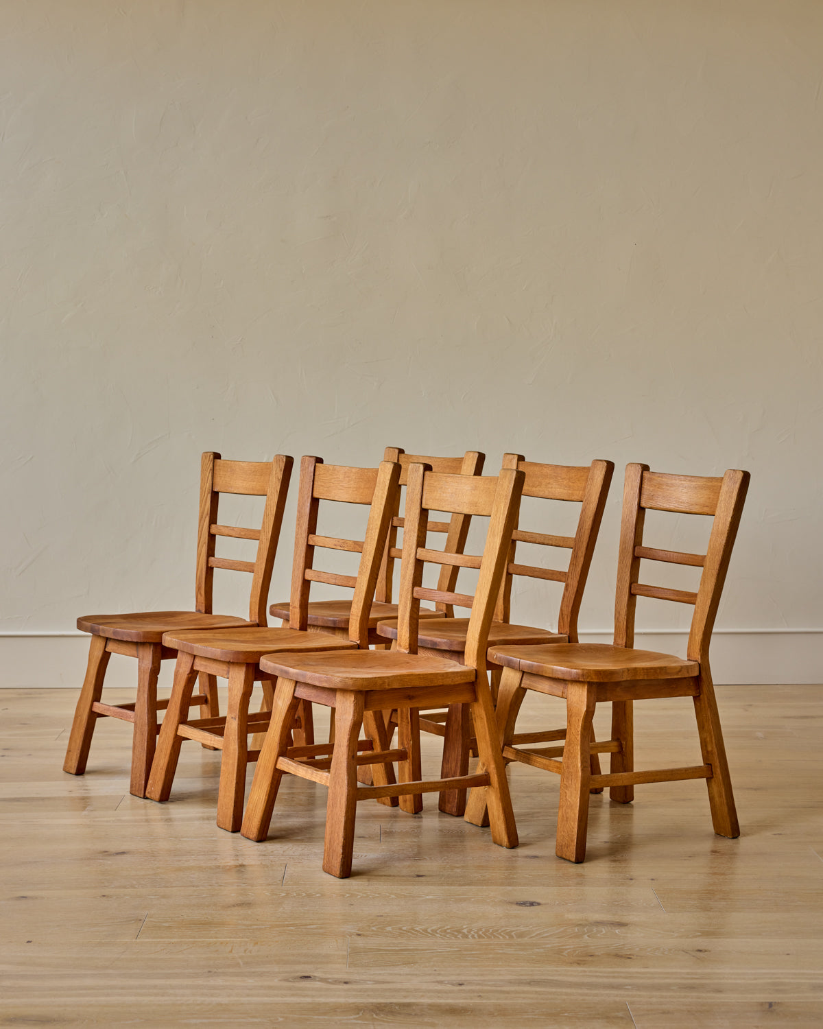 Set of Oak Dining Chairs