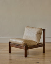 Sling Lounge Chair in Au Lait Leather