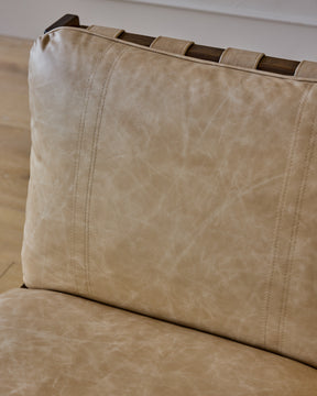 Sling Lounge Chair in Au Lait Leather