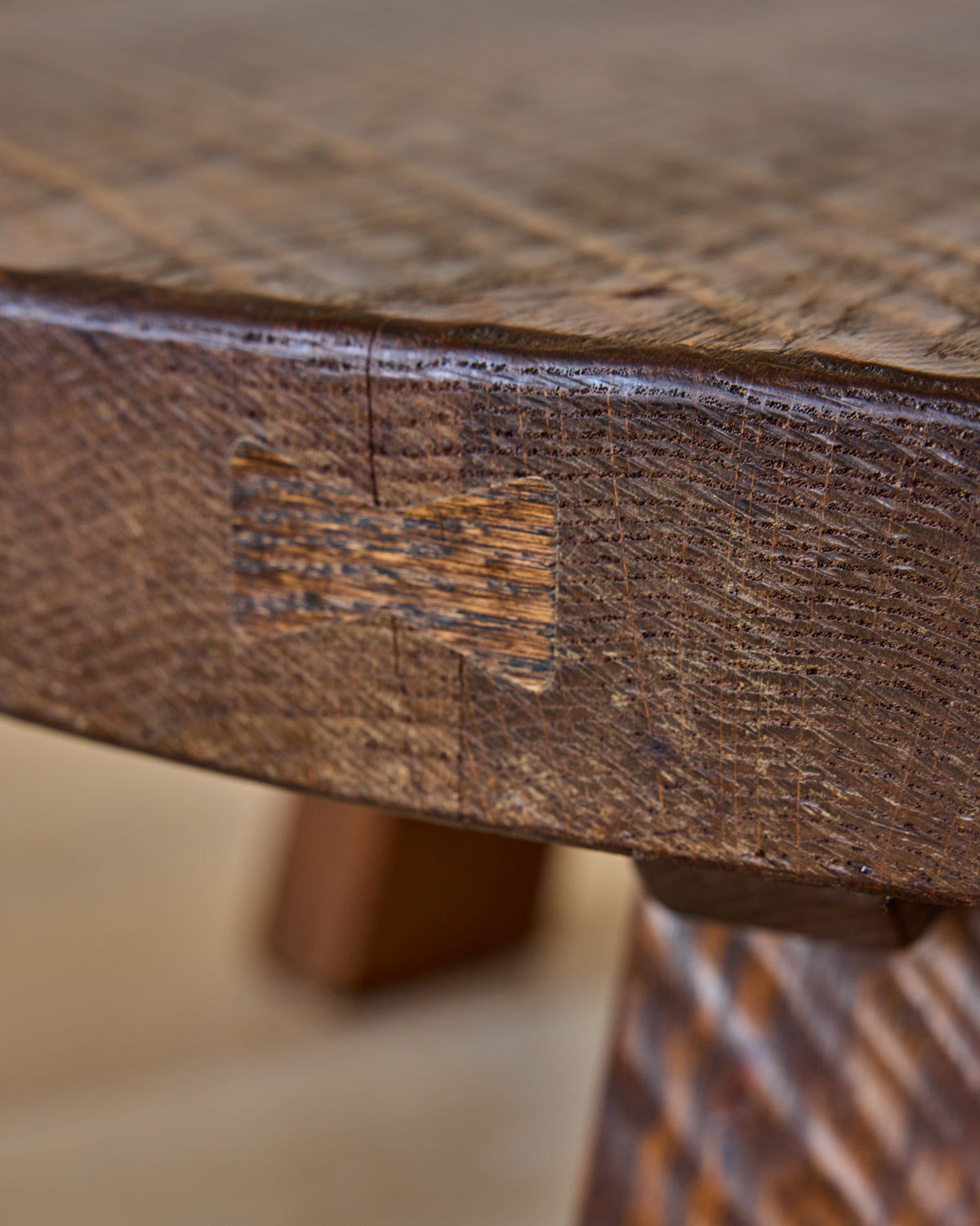 Brutalist Round Coffee Table