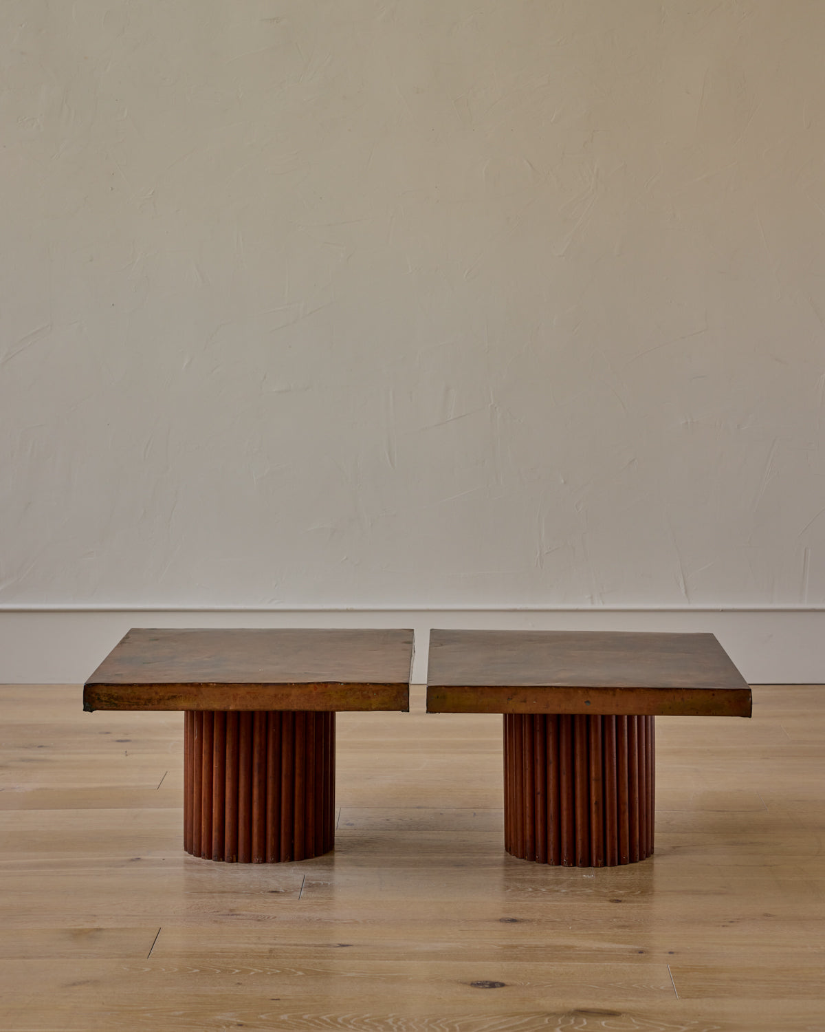 Pair of Copper-Topped Tables