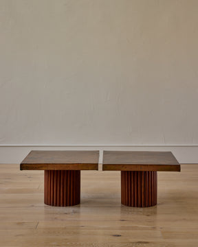 Pair of Copper-Topped Tables