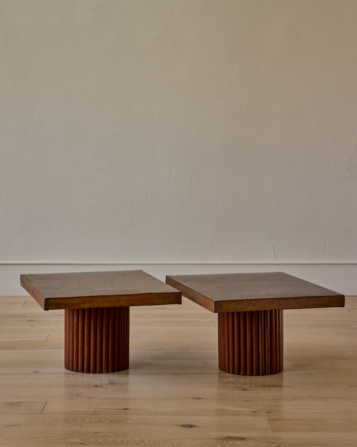 Pair of Copper-Topped Tables