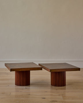 Pair of Copper-Topped Tables