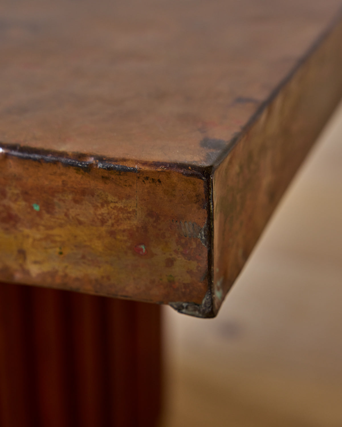 Pair of Copper-Topped Tables