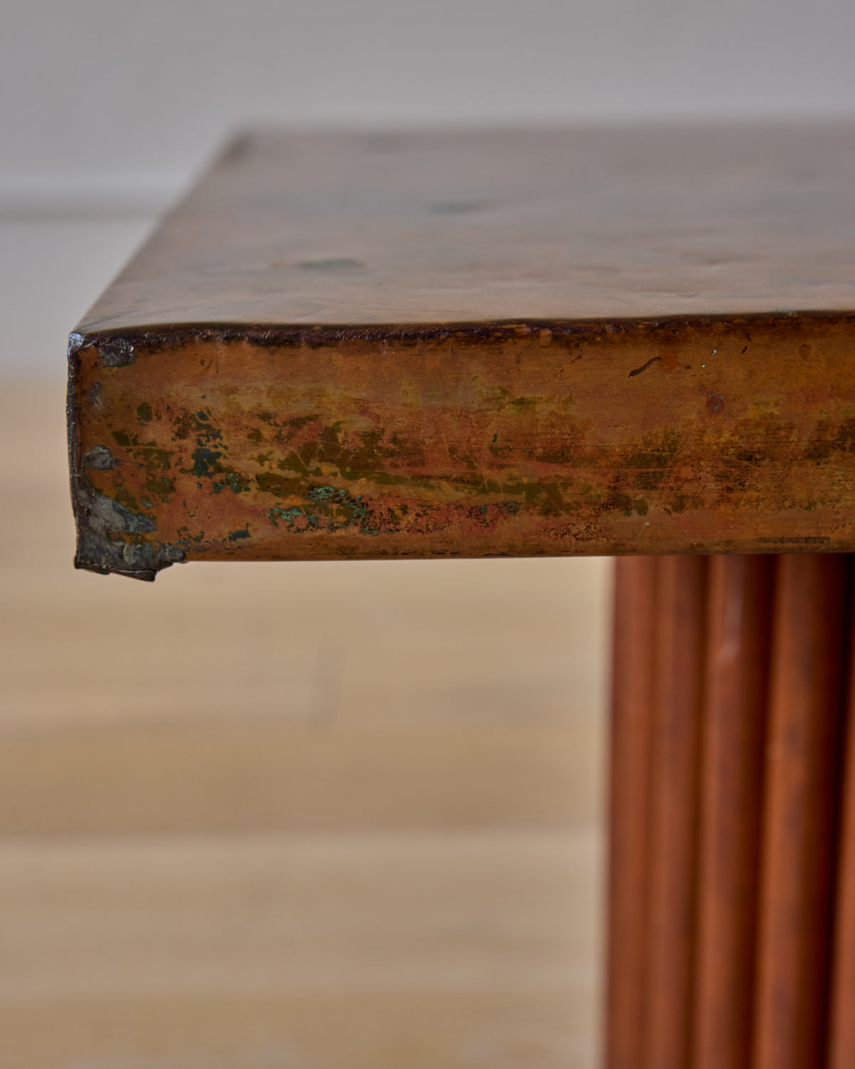 Pair of Copper-Topped Tables
