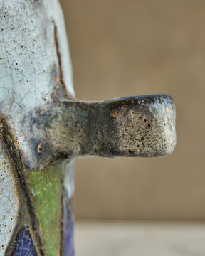 Blue + Green Pattered Jug