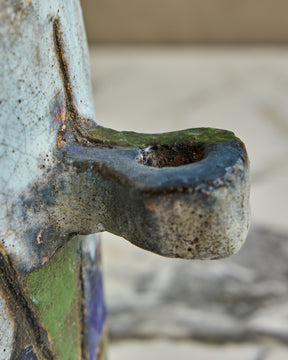 Blue + Green Pattered Jug