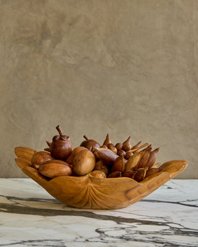 Bowl of Wooden Fruit