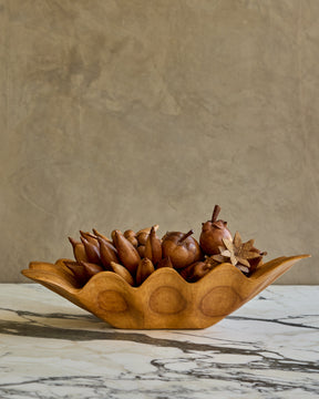 Bowl of Wooden Fruit