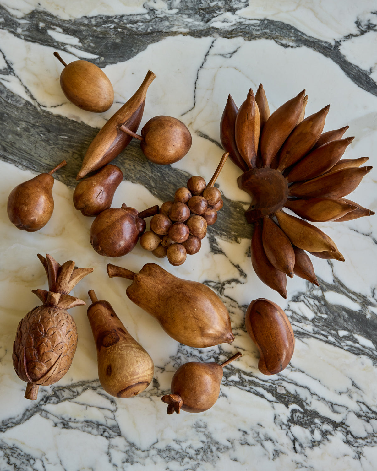 Bowl of Wooden Fruit