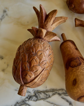 Bowl of Wooden Fruit