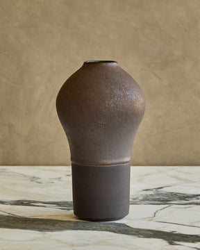 Dark Duo Glaze Bulb Vase