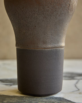 Dark Duo Glaze Bulb Vase