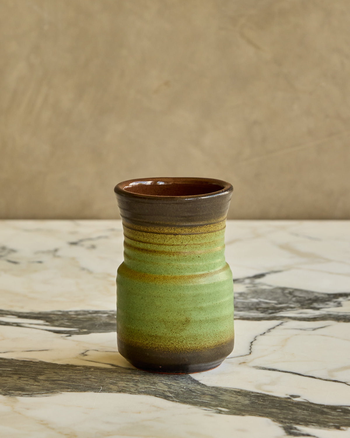 Dark Edge Green Vase