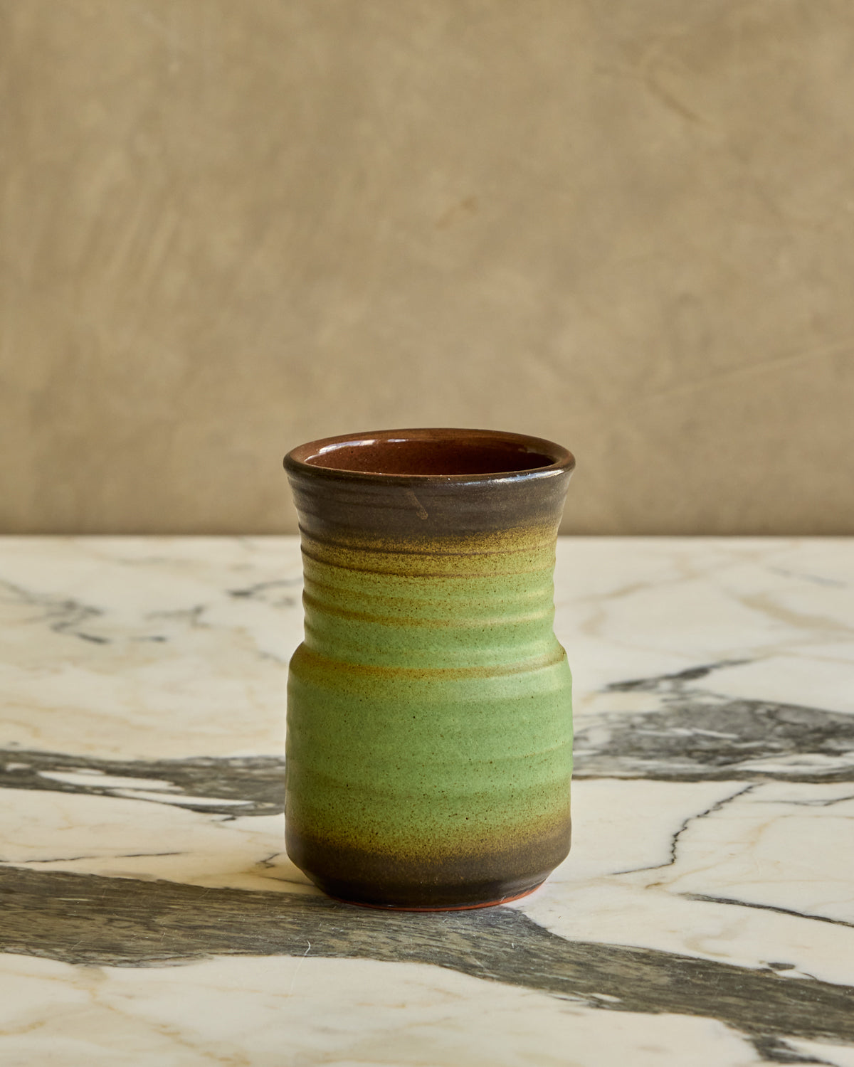 Dark Edge Green Vase