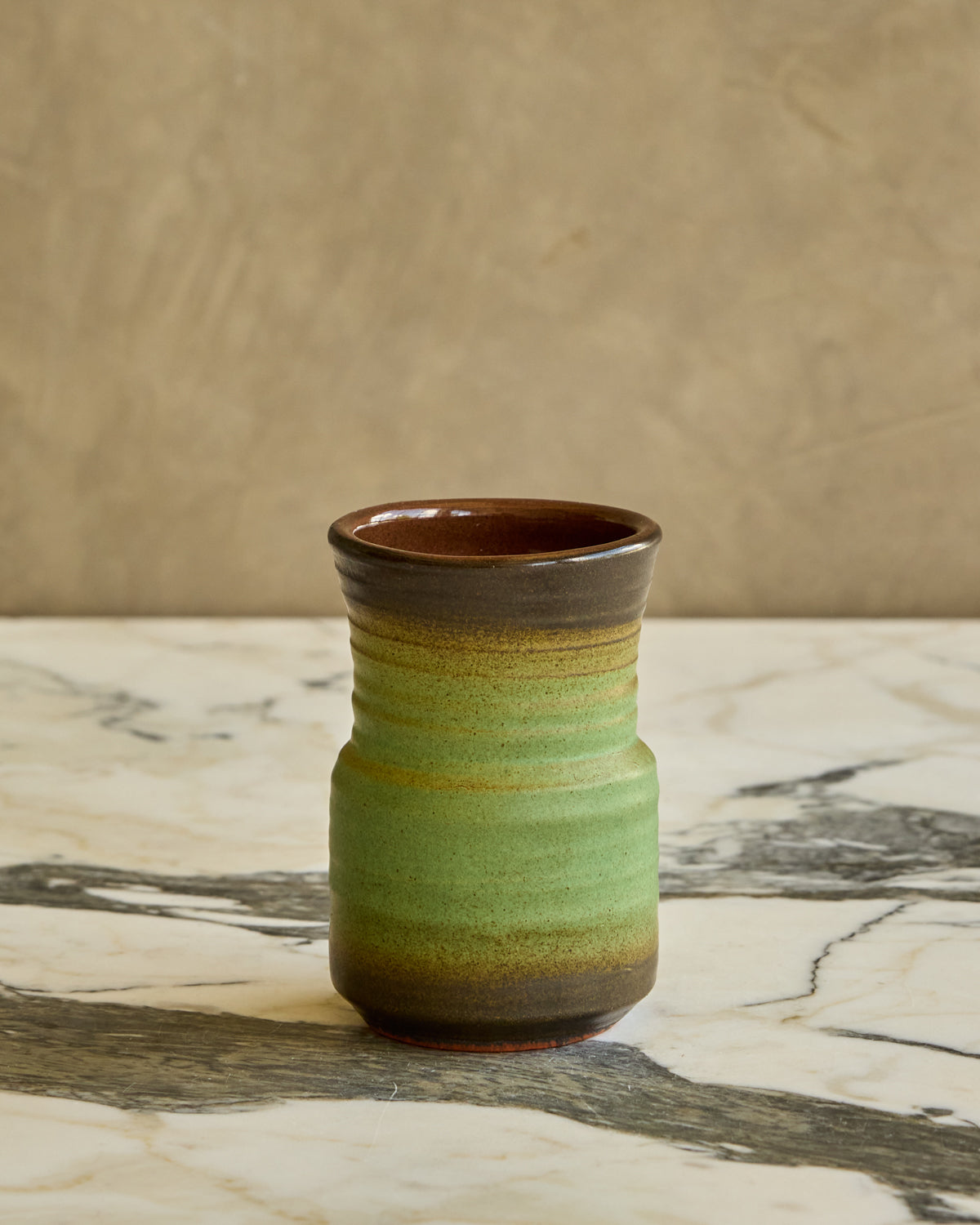 Dark Edge Green Vase