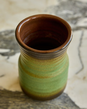 Dark Edge Green Vase