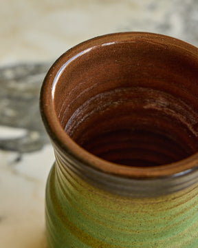 Dark Edge Green Vase