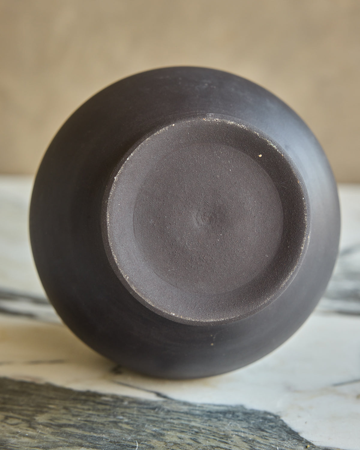 Matte Black Ceramic Gourd Vase
