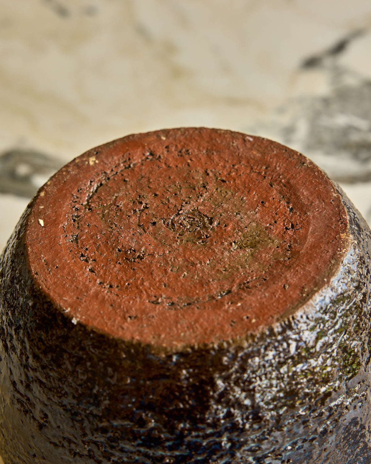 Midnight Textured Glaze Vase
