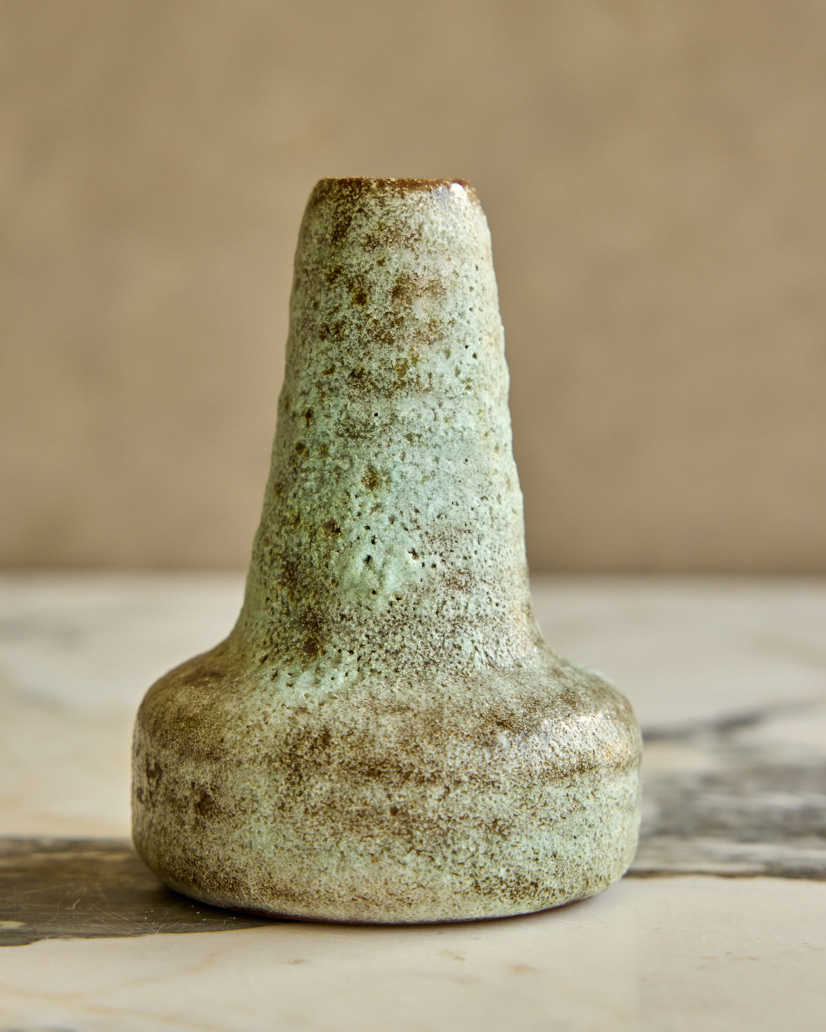 Sea Foam Ceramic Bud Vase