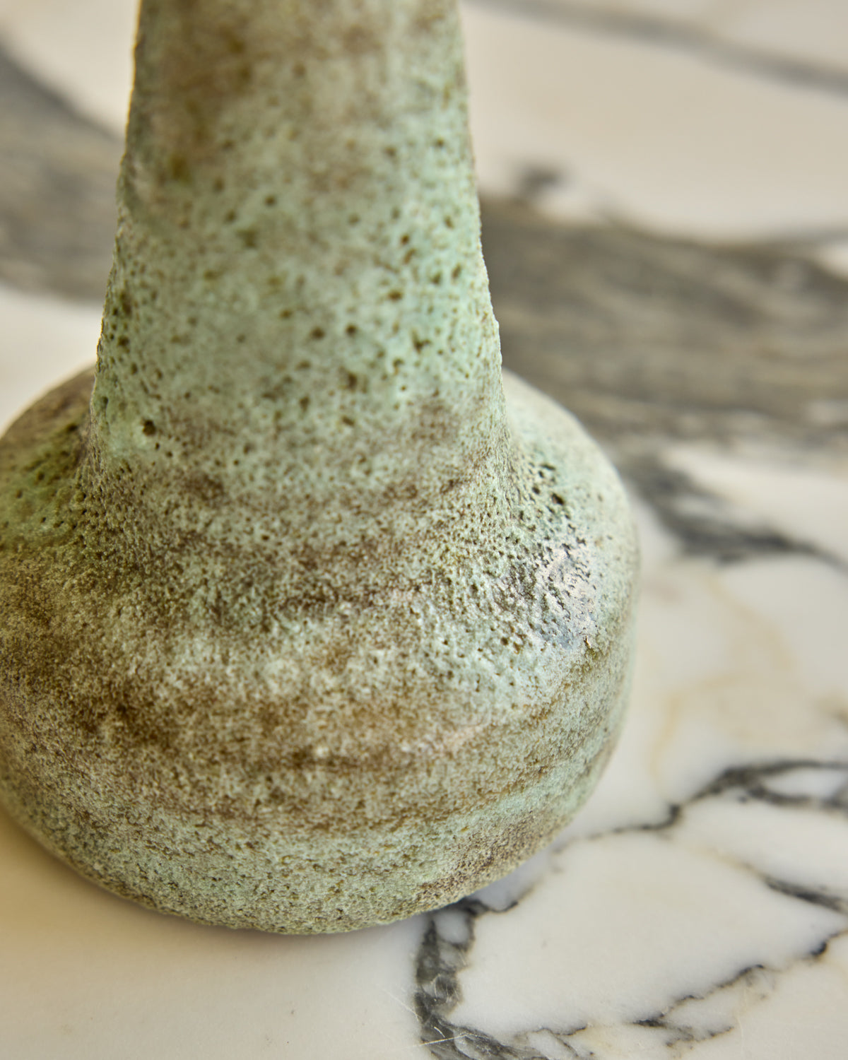 Sea Foam Ceramic Bud Vase