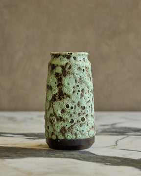 Sea Foam Fat Lava Vase