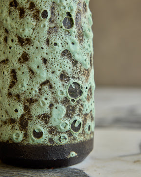 Sea Foam Fat Lava Vase