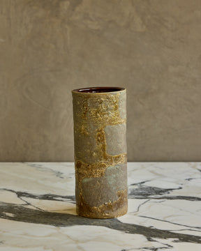 Slab Cylinder Vase