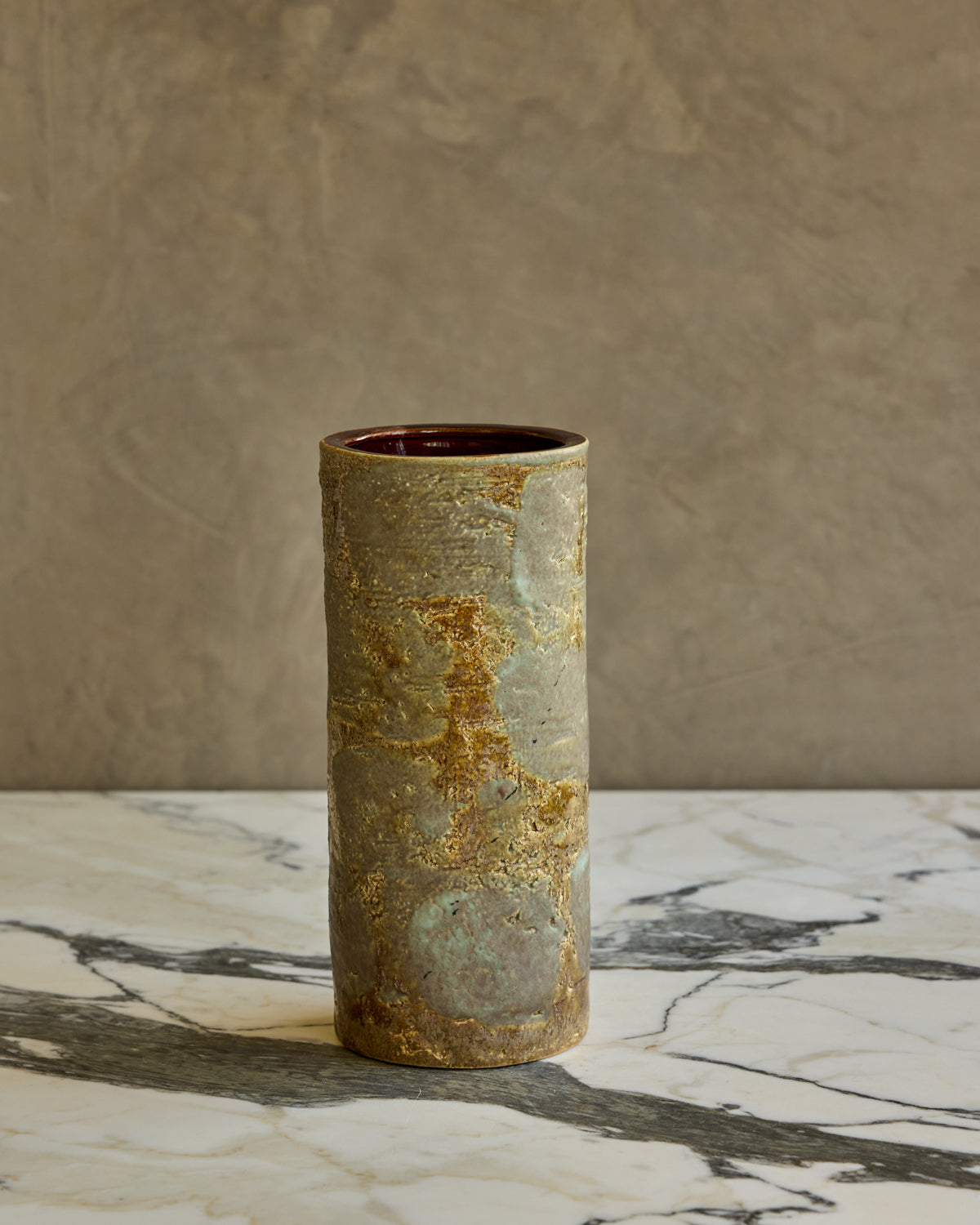 Slab Cylinder Vase