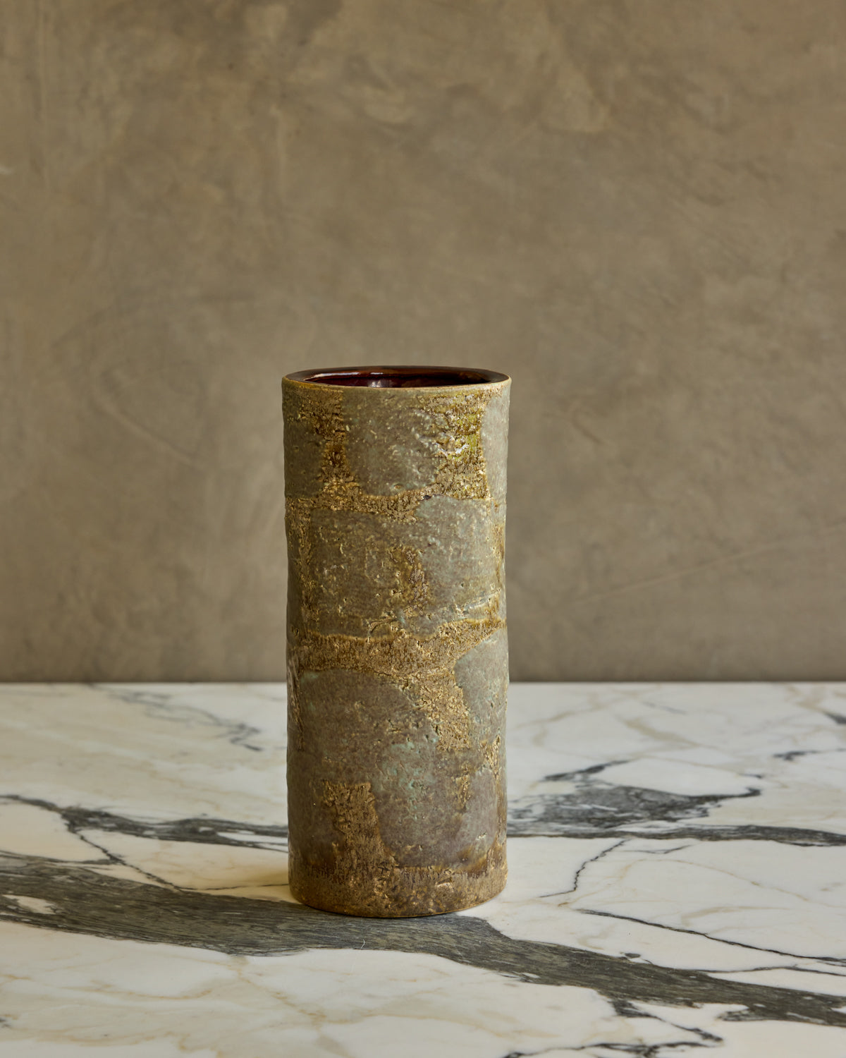 Slab Cylinder Vase