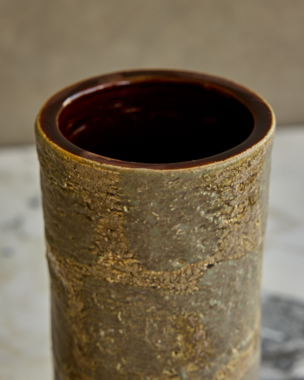 Slab Cylinder Vase