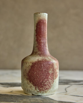 Slender Neck Red + Blue Vase