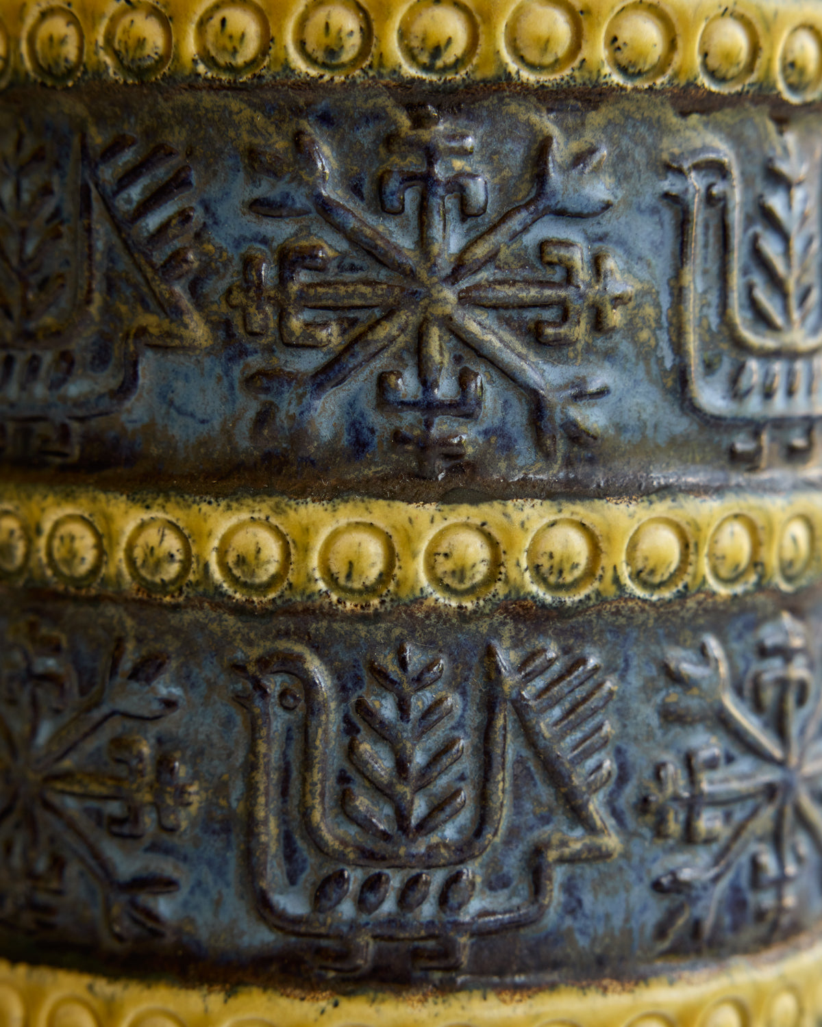 Midnight Glyph Vase