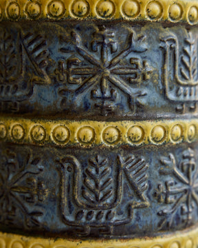 Midnight Glyph Vase