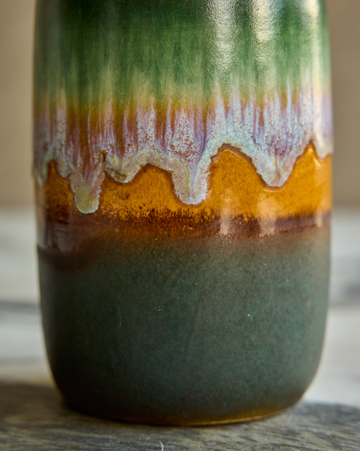 Multi-Glaze Vase