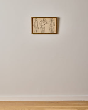 3 Figures in Graphite