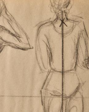 3 Figures in Graphite