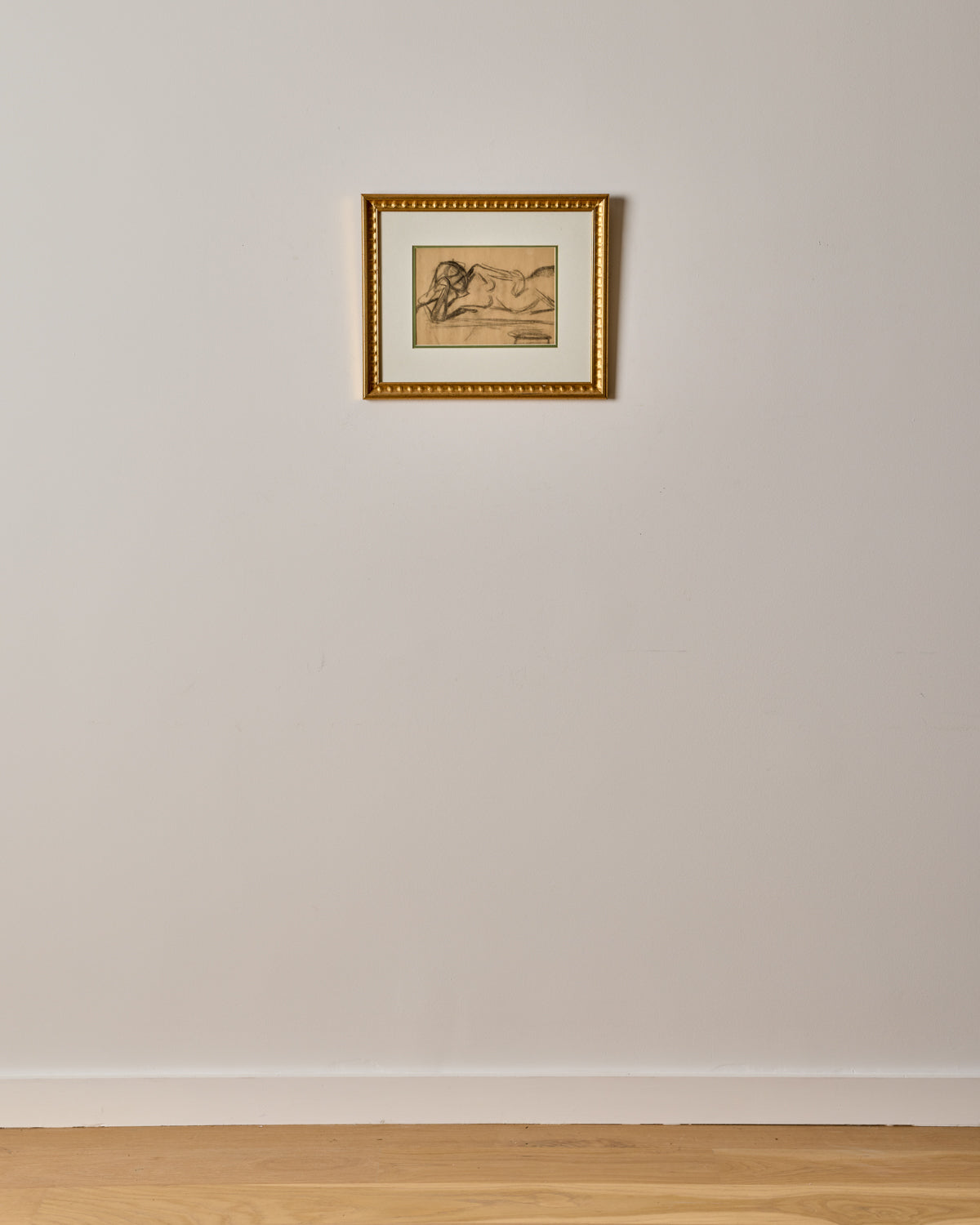 Charcoal Figure Study - Laying