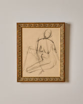 Charcoal Figure Study - Outline