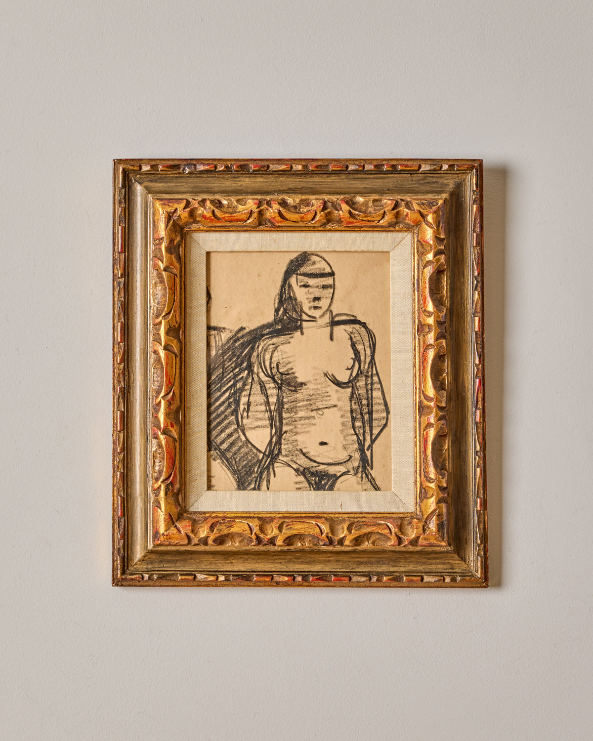 Charcoal Figure Study - Shadow