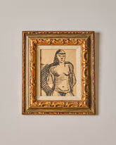 Charcoal Figure Study - Shadow