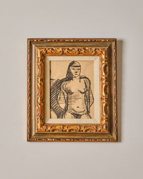 Charcoal Figure Study - Shadow