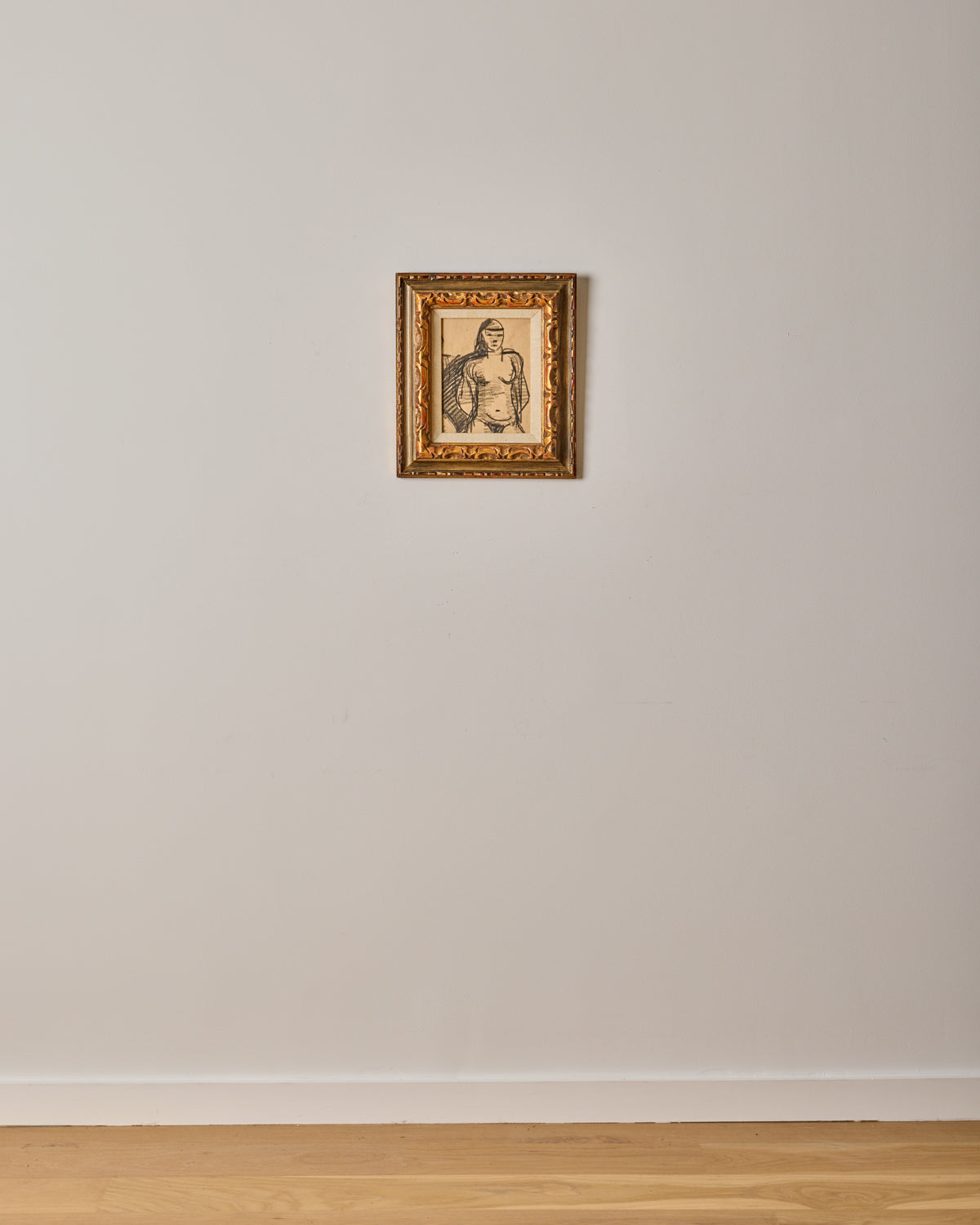 Charcoal Figure Study - Shadow